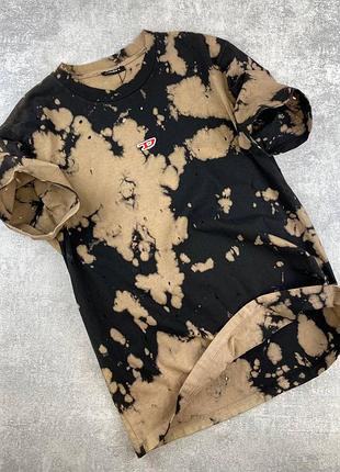 Брендовая мужская футболка diesel премиум качества из 100% хлопка, игривый пошив и невероятный стиль