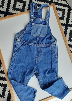 Стильный джинсовый комбинезон h&amp;m 1,5 - 2 рочки