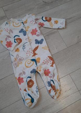 Флисовый человечек картерс 6/9 м