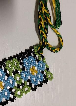 Силка из бисера/колье из бисера 4