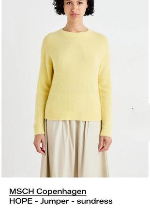 Msch copenhagen mohair o pullover шерстяной мохеровый джемпер /11204/ 2