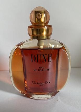 Christian dior dune edt 50мл vintage оригінал!