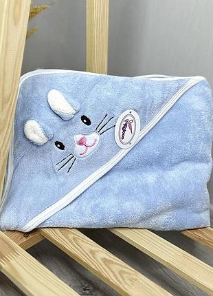 Рушник куточок після купання 110х110 см koloco дитячий рушник з капюшоном блакитний