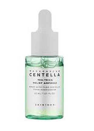 Сироватка анти-акне з чайним деревом skin1004 madagascar centella tea-trica relief ampoule 100ml