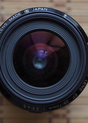 Об'єктив canon ef 28-70mm f/3.5-4.5 з кришками