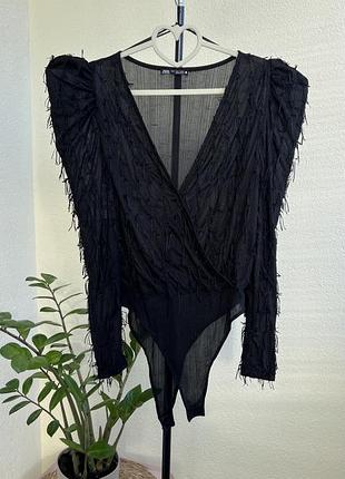 Боді з бахромою