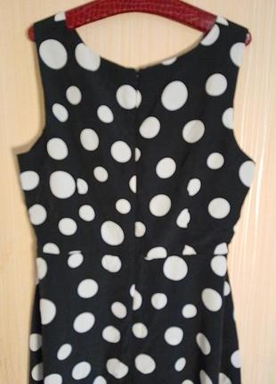 Сукня в горох батал 5