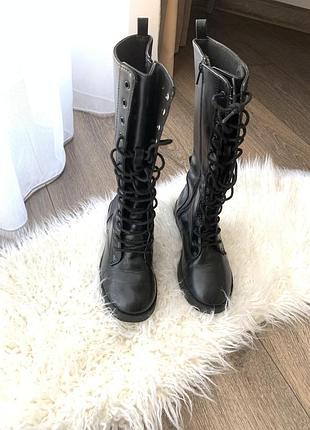 Високі демісезонні черевики чобітки 2