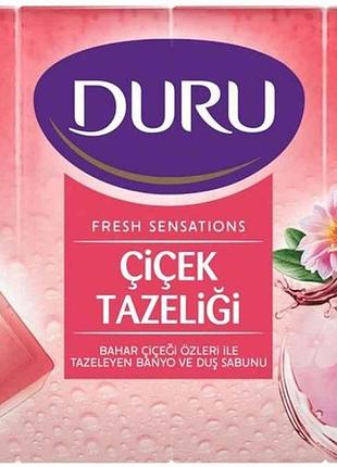 Мило fresh sensations екопак квіткова хмара 4х150г тм duru