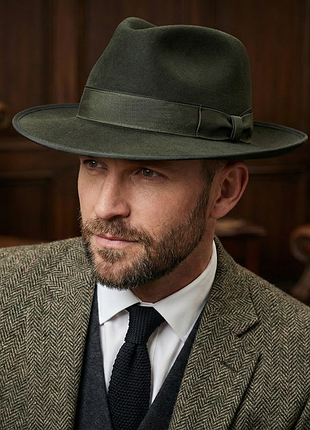 Фетровая шляпа risa (swiss made). размер 61 (xxl). редкий размер!