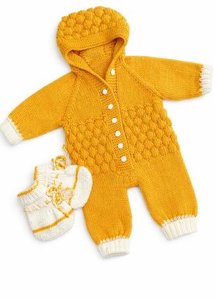 Вʼязаний комбінезон чоловічок