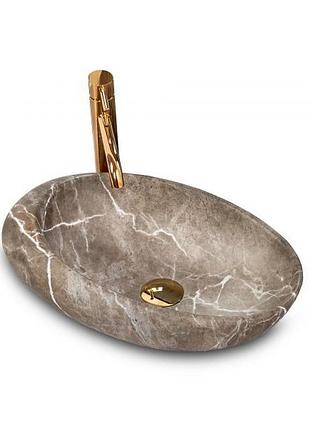 Умывальник rea roxy 49 30,7x48,6 b stone nature (rea-u6650)