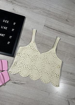 Топ кружево кроше
