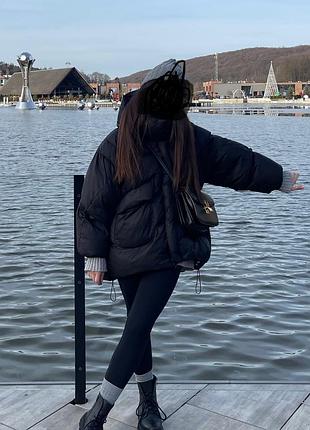 Куртка жіноча, зимова, оверсайз , розмір l на xc