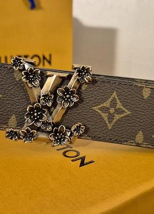 Женский ремень louis vuitton lv flower