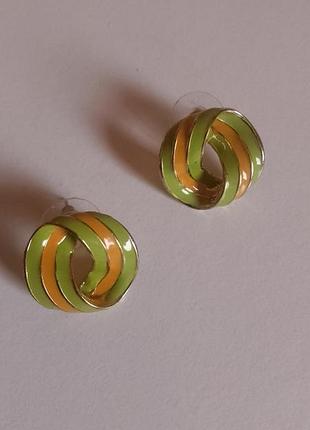 Сережки біжутерія брокард, колишній час)