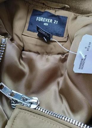 Бомбер куртка с нашивкой forever 21 р.l унисекс, оверсайз6 фото