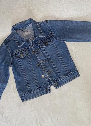 Джинсова куртка для дівчинки