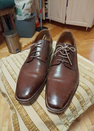 Ботинки кожаные