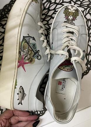 Женские натуральные кеды италия