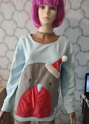 Теплая кофта для дома на флисе