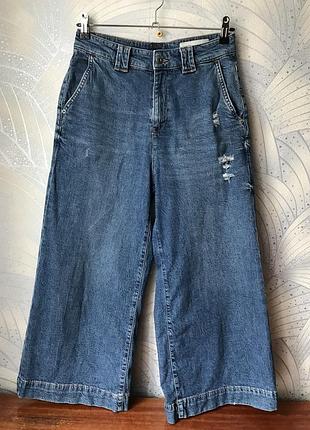 Палаццо кюллоты джинсовые