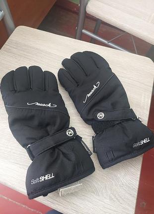 Женские горнолыжные перчатки reusch germany soft shell goor-tex (s-m)