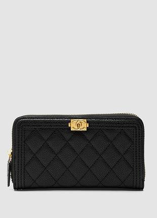 💵 chanel wallet boy black/gold 20 х 10 х 3 см