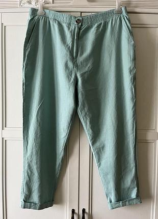 Льон 52% штани літні