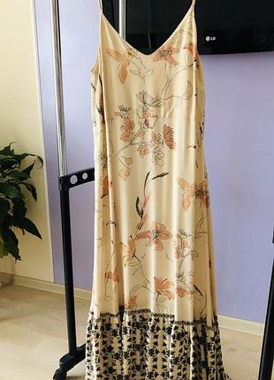 Літня сукня сарафан міді