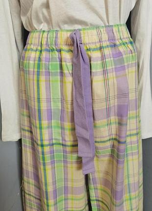 Брендові домашні тонкі ситцеві штани розміру 2xl