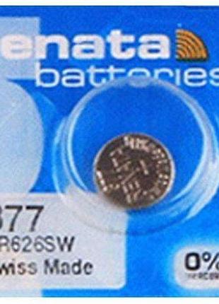 Батарейки-таблетки renata 377 / sr626/ 10шт. на блистере