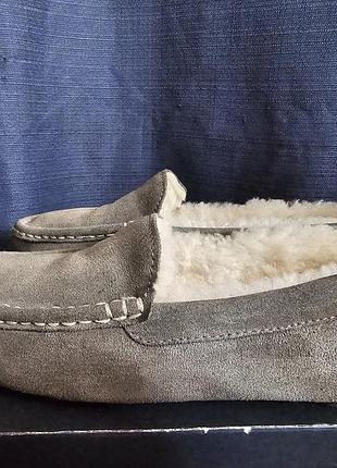 Лоферы замшевые на меху fireside