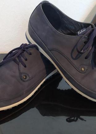 Мокасины, туфли faber р.36,37 кожа,замша