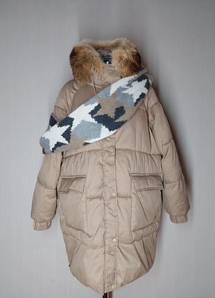 Пуховик оверсайз h&m xl 52-54 укр