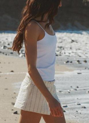 Майка топ в рубчик