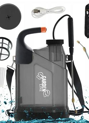 Акамуляторний обприскувач на 5 л плечовий gardenline aok0436