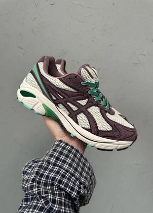Asics gt-2160 beige/brown/green  кросівки унісекс