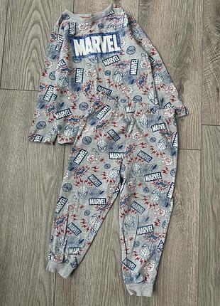 Пижама хлопковая марвел рост 98-104