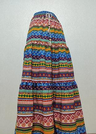 Спідниця в стилі бохо