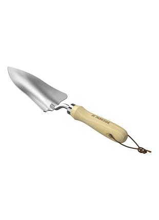 Лопатка садова з мірною шкалою та дерев"яною ручкою 33 см комбінований parkside