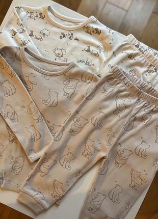 Піжама 12/18 місяців , котонова піжаму 80/86 см