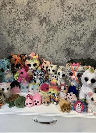 Мягкие игрушки глазастики оригинал, глазастіки, ty, котики. собачки. поні. єдиноріг.