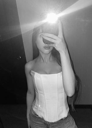 Корсет білий