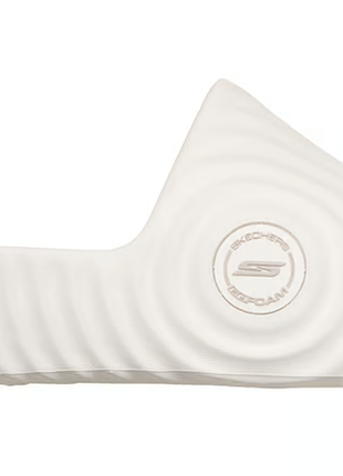 Женские шлепанцы skechers / белые шлепанцы skechers