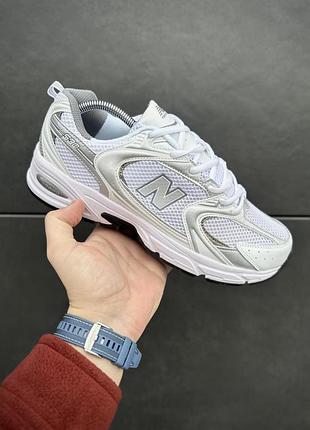 Кроссовки new balance 530 (белые с серым)