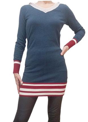 Сукня rainbow з капюшоном, трикотажне в'язане