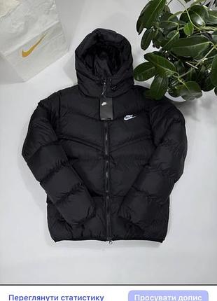 Куртка/пуховик на зиму:(naik storm fit) матеріал:полієстр dri-fit технологія