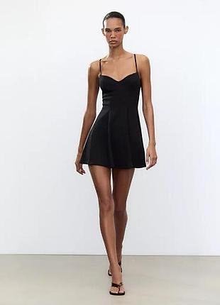 Міні чорна сукня корсетна з біркою нова