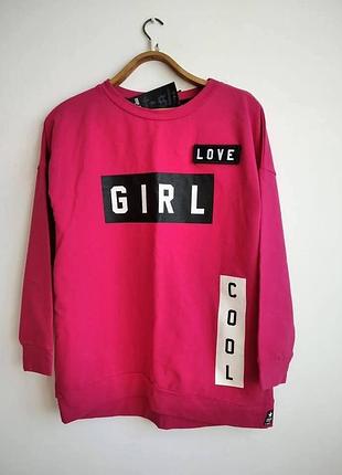 Худи розового цвета оверсайз